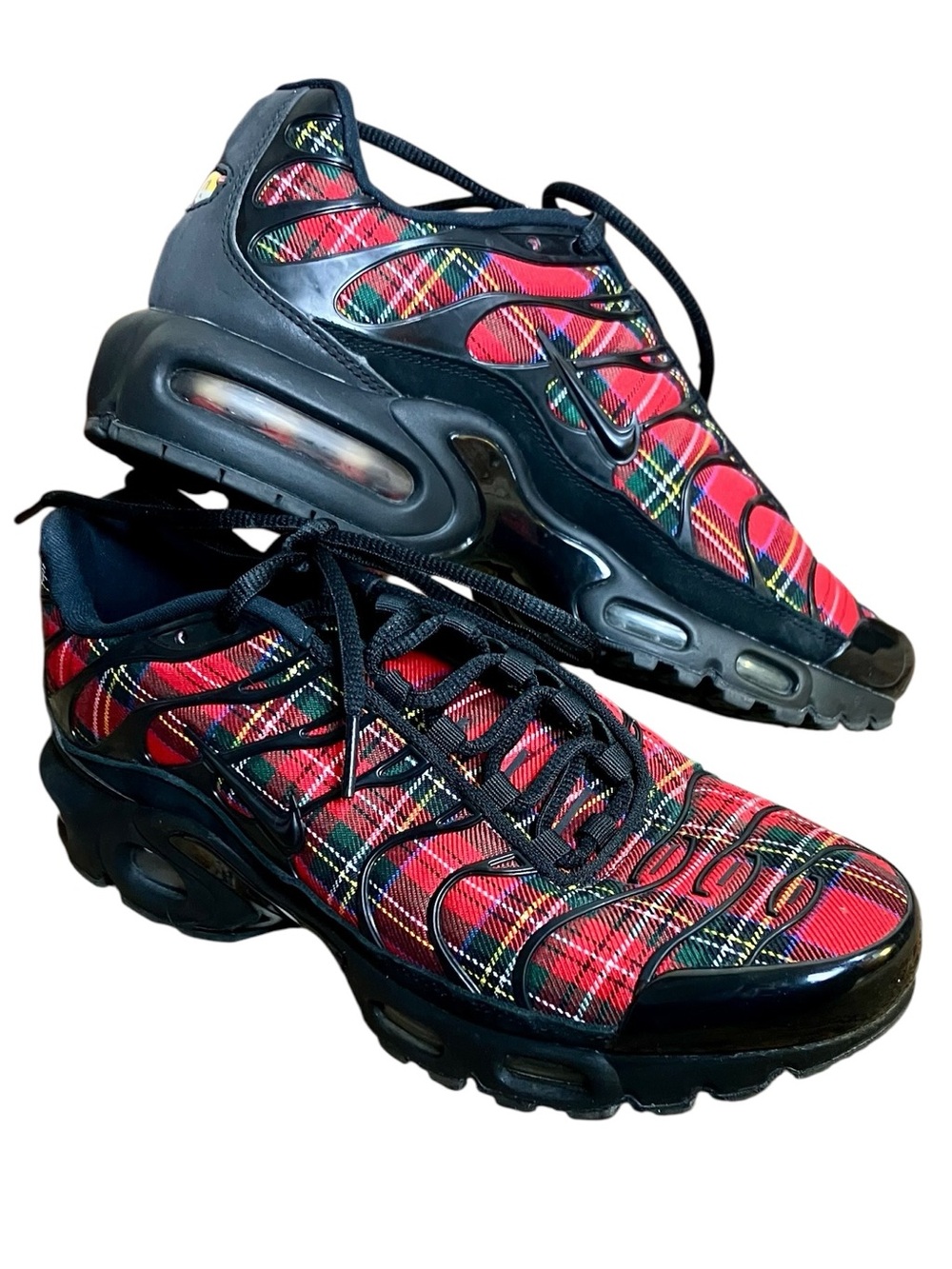 Rare 2018 Nike Women's Air Max Plus 'Tartan' Plaid Sneaker Size 9 - Picture 2 of 11